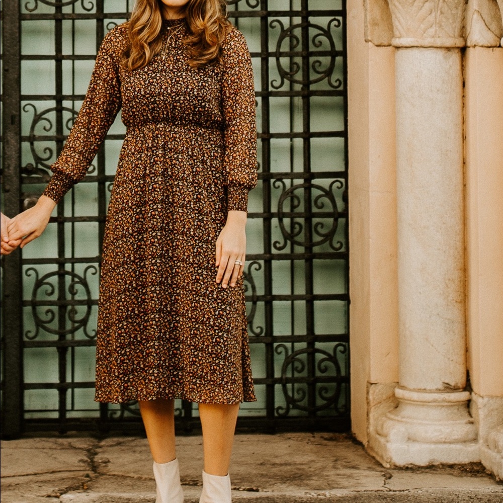 Worn once! Madewell midi dress. Size XS